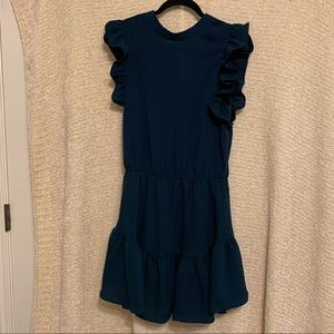 🦋blue ruffle dress🦋